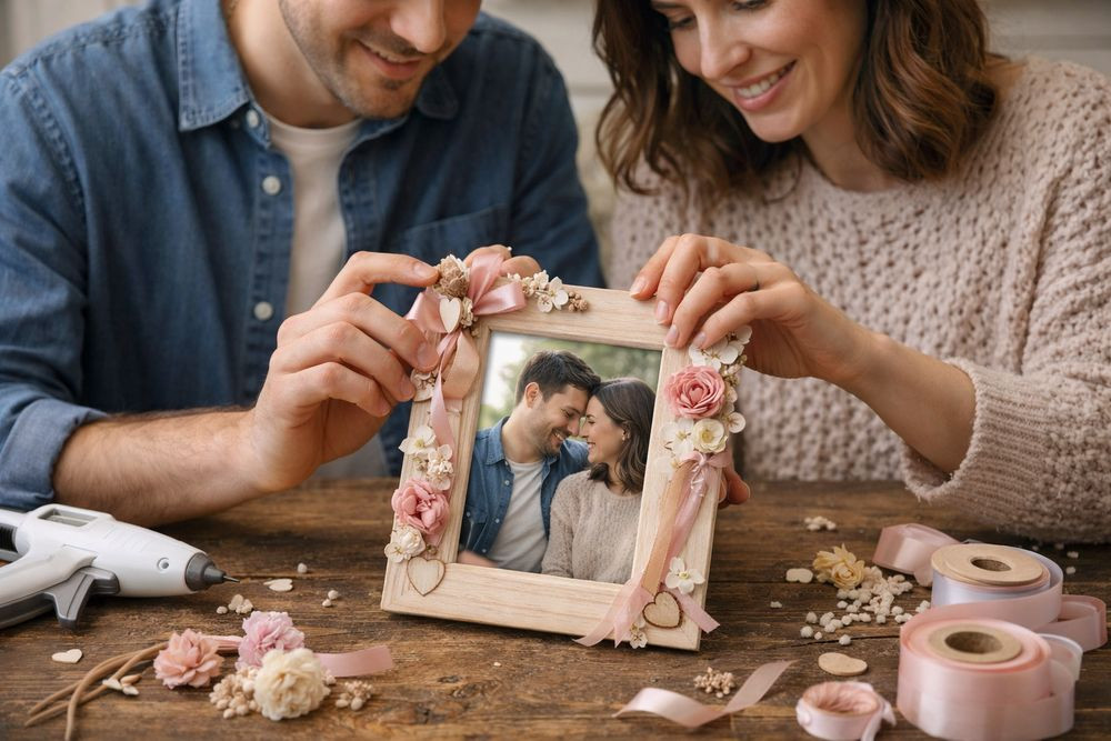 ajándék díszes fakeret készítése házilag kezdőknek