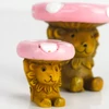 Kép 2/5 - Mini gomba asztalka és szék 2db/cs - rózsaszín - KIFUTÓ