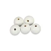 Kép 2/4 - Fehér fagolyó 30mm 5db/csomag