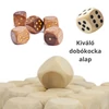 Kép 2/3 - Fa dobókocka natúr 1,6cm 20db/csomag