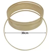 Kép 2/2 - Fa karika álomfogóhoz, makraméhoz 30cm*1cm 10db/csomag