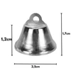 Kép 2/4 - Fém csengő ezüst 2,5cm 30db/cs