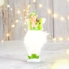 Kép 1/4 - Zöld ruhás tündér 13cm - Kosárbolt