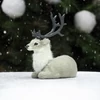 Kép 2/2 - Fekvő szarvas szürke prémium 10,5cm