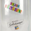 Matrica - Boldog születésnapot átlátszó matricák 24db/lap