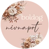 Kép 3/5 - Matrica - Boldog névnapot 3 forma 15db/lap