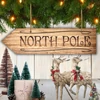  Nyomtatott fa nyíl - North Pole 30cm