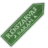 Rénszarvas karám fa nyíl 30 cm