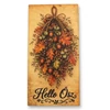 Hello Ősz fa tábla 8x16 cm