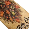 Nyomtatott fa tábla 8x16cm - Hello Ősz