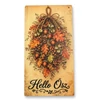 Hello Ősz akasztós fa tábla 13x24 cm