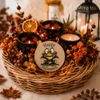 Nyomtatott fa tábla - Happy halloween szett 5db/csomag