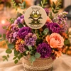 Nyomtatott fa tábla - Happy halloween szett 5db/csomag