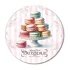 Kép 1/2 - Nyomtatott fa tábla koszorú közép - Macaron 11,8cm