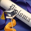 Kép 2/3 - Nyomtatott fa tábla - Diplomaosztó kalap bojttal 11,8cm