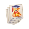 Kép 1/2 - Nyomtatott dekorkarton - Ballagásra macis bookmark tábla 3db