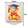 Kép 2/2 - Nyomtatott dekorkarton - Ballagásra macis bookmark tábla 3db