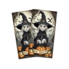 Kép 1/3 - Nyomtatott dekorkarton - Tábla Tarot kártya Boszimacska 2db/csomag