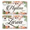 Kép 1/3 - Nyomtatott fa tábla - Zárva-Nyitva tábla - téli mézeskalácsos 24,3x13cm
