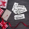 Nyomtatott dekorkarton - Boldog nőnapot scrapbook táblák 5db/cs fehér