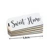 Nyomtatott dekorkarton - Sweet Home biléta 5db/csomag