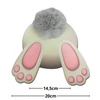 Kép 2/3 - Nyomtatott dekorkarton - Nyuszi popi szürke 20cm