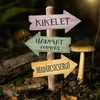 Kép 4/4 - Nyomtatott dekorkarton - Tavaszi útjelző tábla 2db