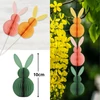 Nyomtatott dekorkarton - Kicsi papírhatású nyuszi táblák 10cm