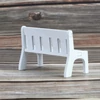 Kép 8/8 - Fehér kerti pad 10,5*5,7cm
