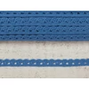 Kép 1/3 - Égkék pamut csipke 1cm*2méter
