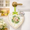 Akasztható szív dekoráció - Édes Otthon 15cm DIY