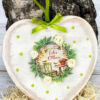 Kép 2/3 - Akasztható szív dekoráció - Édes Otthon 15cm DIY