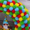 Kép 3/9 - Csináld magad - Zsenília kopogtató, színes nyári manókkal 20cm