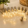 LED fényfüzér dugóval 20LED/2m - meleg fény 10db/cs - OKOS ÁR!