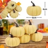 Kép 1/4 - Dekorációs tök - krém 6cm 5db/csomag