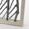 Kép 6/7 - Ágas keret dekoráció fehér 30*30*5cm