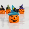 Halloween kalapos tökök 4db/csomag