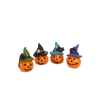Halloween kalapos tökök 4db/csomag