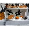 Kép 2/5 - Natúr fa - Halloween tökök vegyes 5cm - narancs 5db/csomag