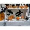 Kép 2/6 - Natúr fa - Halloween tökök vegyes 5cm - narancs 5db/csomag