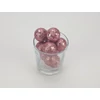 Kép 2/5 - Glitteres hungarocell golyók 30mm rózsaarany 10db/csom