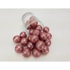 Kép 4/5 - Glitteres hungarocell golyók 30mm rózsaarany 10db/csom
