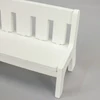 Kép 2/8 - Fehér kerti pad 10,5*5,7cm