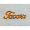 Fa Tavasz felirat narancs 15cm