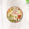 Kép 1/3 - Nyomtatott fa tábla - Édes Otthon (House of roses) kör 3db/cs