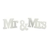 Kép 1/2 - Mr&amp;Mrs fa asztali felirat fehér