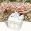 Kép 1/4 - Esküvői persely "for you" kocka 18cm