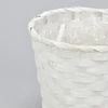 Kép 2/3 - Bambusz kaspó fehér 14cm