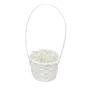 Kép 4/4 - Bambusz füles kaspó fehér 12cm