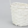 Kép 2/4 - Bambusz füles kaspó fehér 14cm